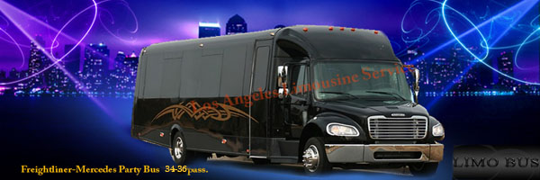Mercedes freightliner party bus